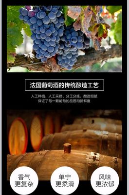 淘寶天貓葡萄紅酒詳情頁PSD